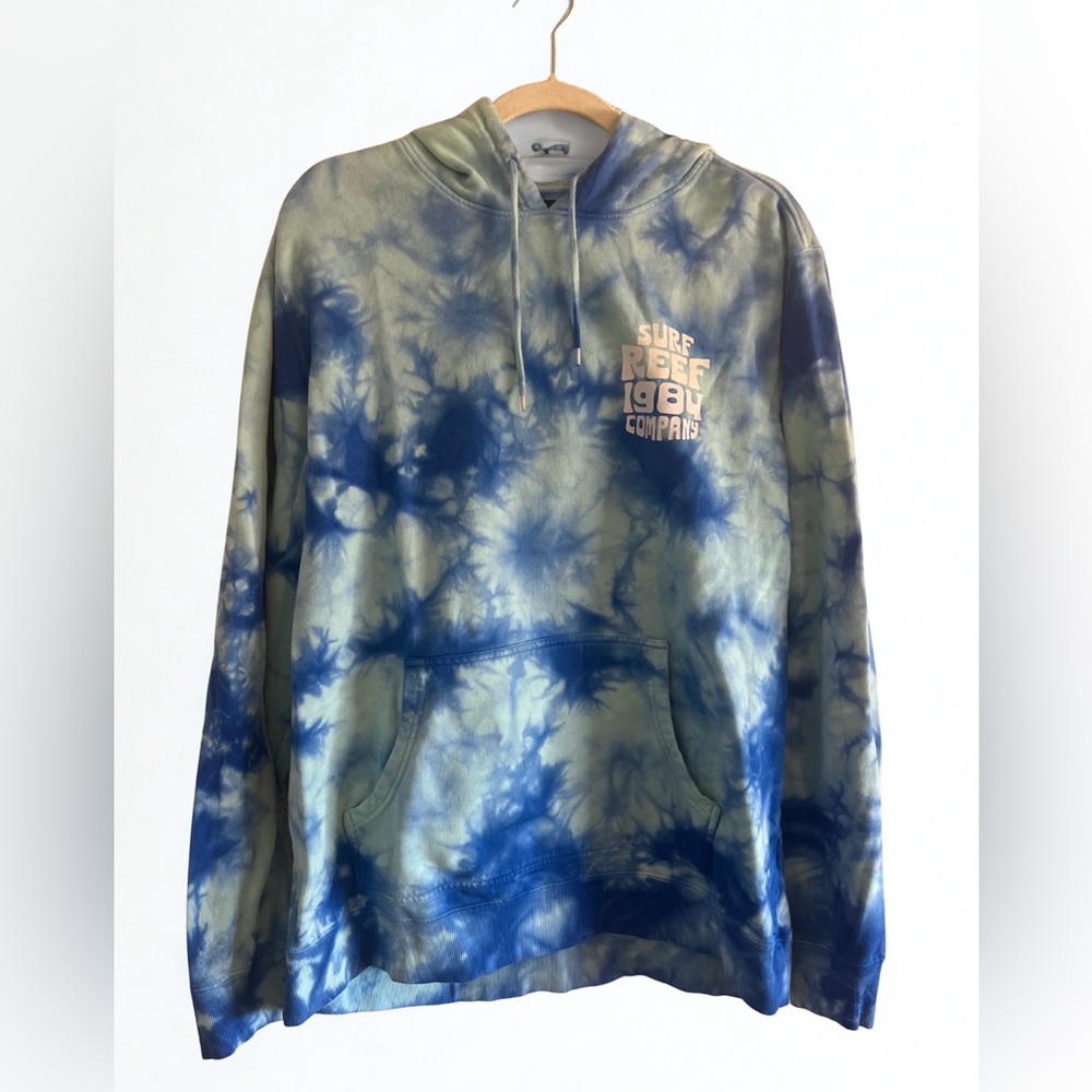 Reef Blue Tie-Dye Hoodie 🤙🏽